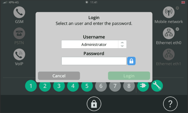 Screenshot Dashboard PasswordRecovery