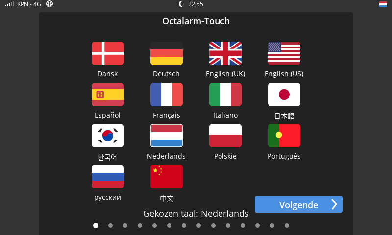 screen onboarding select flag