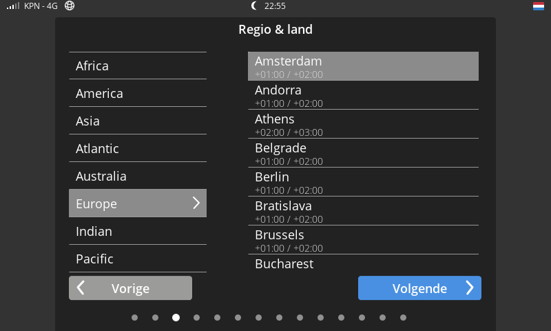 screen onboarding country selection