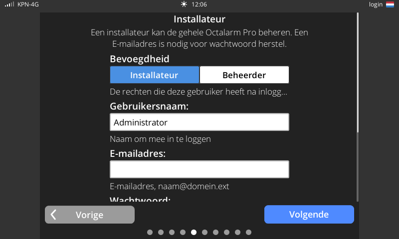 screen onboarding administrator